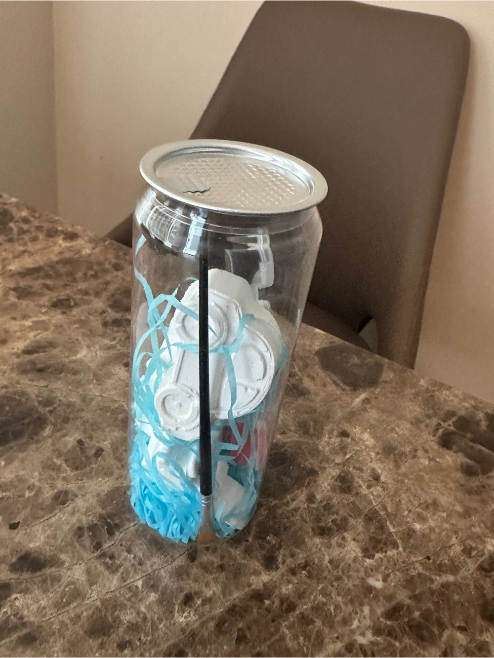 DIY kids painting kit set in a can